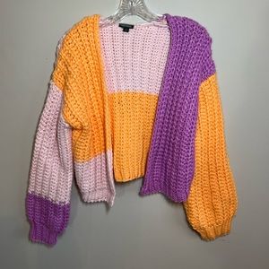 Multi Color Knit Cardigan